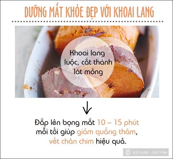 Khám phá bí quyết làm đẹp da từ khoai lang Khám phá bí quyết làm đẹp da từ khoai lang