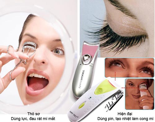 Bấm mi nhiệt dùng bằng pin Bấm mi nhiệt dùng bằng pin
