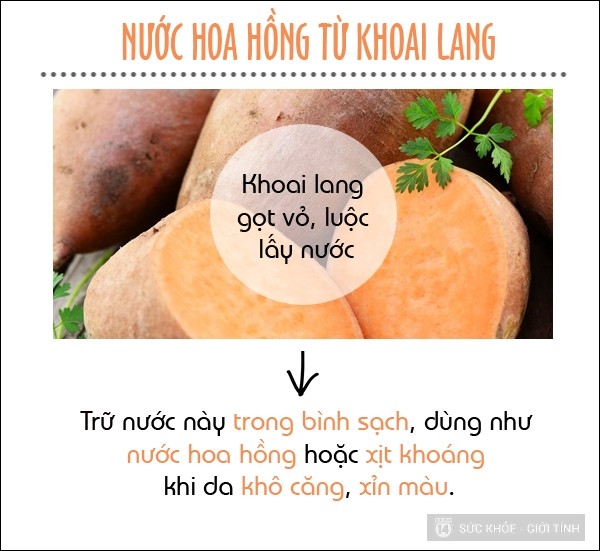 Khám phá bí quyết làm đẹp da từ khoai lang Khám phá bí quyết làm đẹp da từ khoai lang