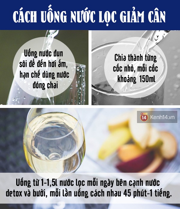 Bộ ba nước uống giúp giảm cân hiệu quả Bộ ba nước uống giúp giảm cân hiệu quả