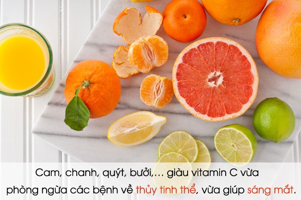 Các loại thực phẩm bổ mắt bạn nên biết