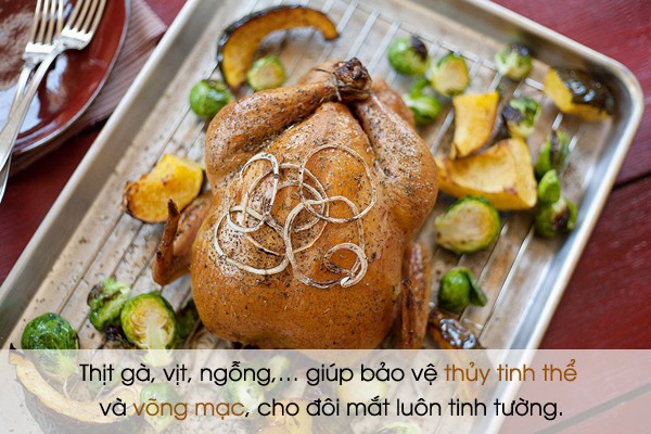 Các loại thực phẩm bổ mắt bạn nên biết