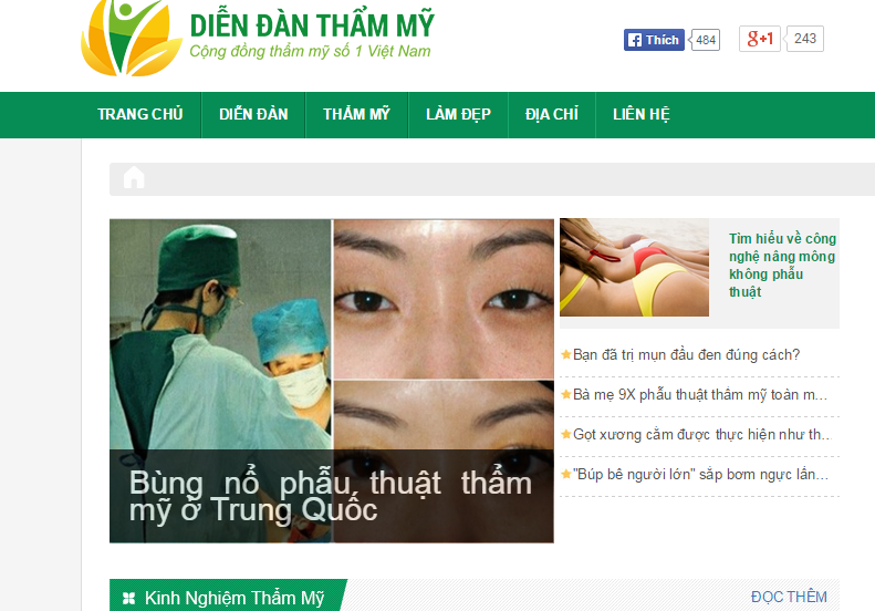 Thẩm mỹ mắt tại Đà Nẵng