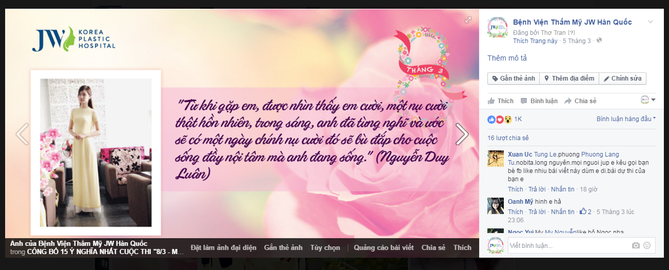 LỄ TRAO GIẢI CUỘC THI“8/3 - MỘT NỬA YÊU THƯƠNG”