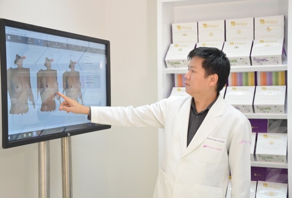 Trung tâm thẩm mỹ nâng ngực nano chip 3d motiva tại Sài Gòn
