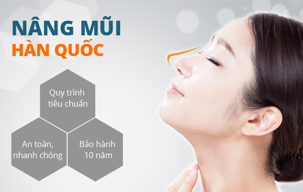 Nâng mũi Hàn Quốc an toàn