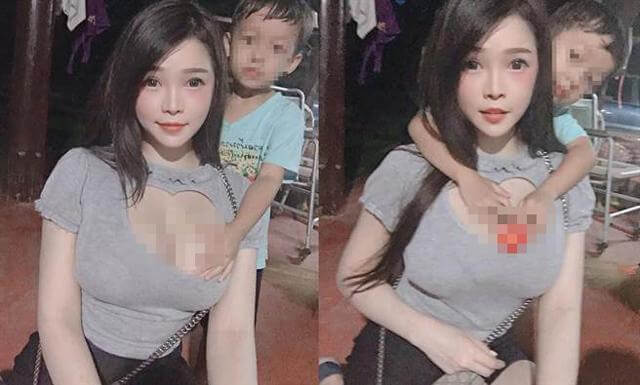 Hotgirl Thái Lan có ngực khủng
