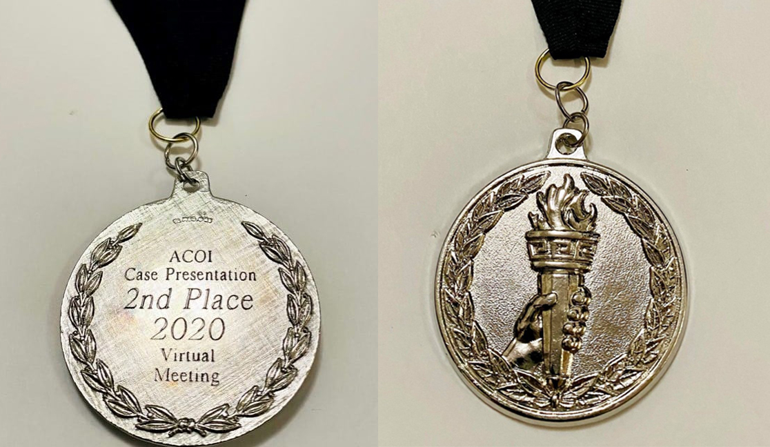 Giải Á Quân tại Hội Nghị Nội Khoa DO Toàn Quốc Hoa Kỳ do hiệp hội ACOI (American College of Osteopathic Internists)