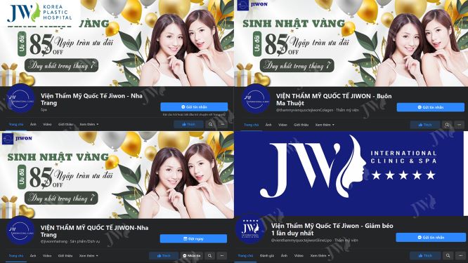 Viện Thẩm Mỹ Quốc Tế Jiwon giả mạo