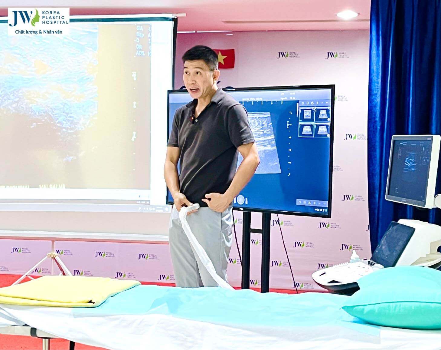 sieu am bung tại benh vien jw