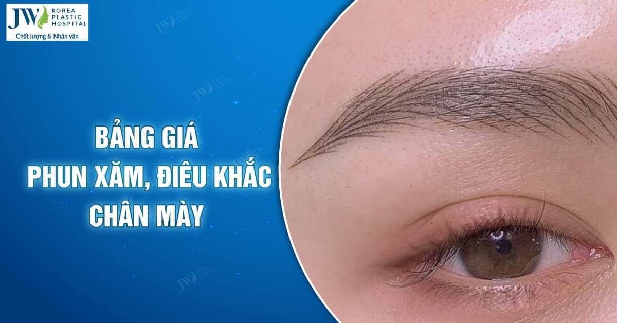 bảng giá phun xăm