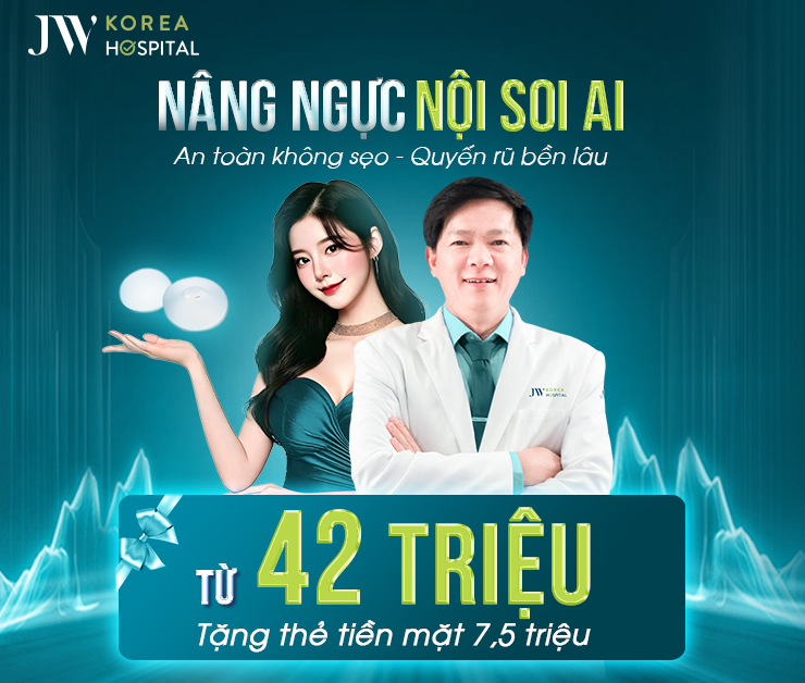 nâng ngực nội soi AI an toàn không sẹo, quyến rũ