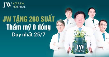 Mừng sinh nhật 26 năm: Bệnh viện JW tặng 260 suất thẩm mỹ 0 đồng