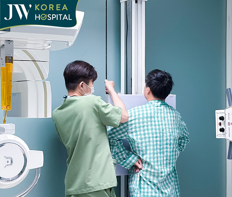 Hình ảnh chụp X-quang của bệnh viện JW